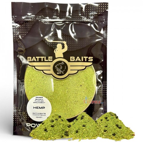 Пушеща Захранка Smoke X FLUO LED Hemp (коноп) BB0808 - Battle Baits Пушеща Захранка Smoke X FLUO LED Hemp (коноп) BB0808 - Battle Baits